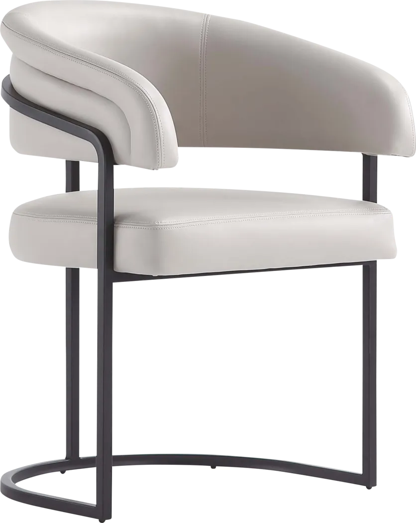 Absalom Light Gray Arm Chair - Thumbnail - Image 1