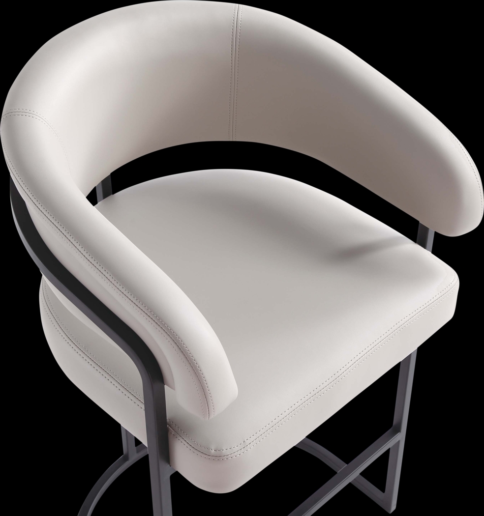 Absalom Light Gray Counter Height Stool - Thumbnail - Image 4