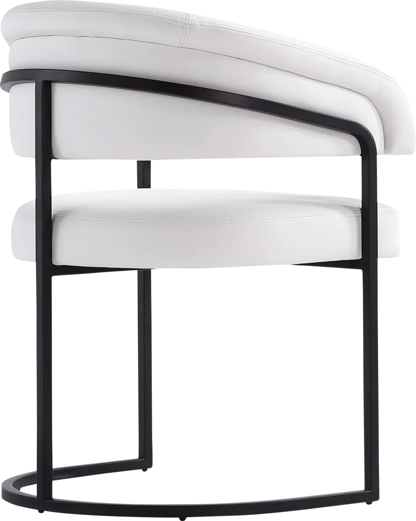 Absalom White Arm Chair - Thumbnail - Image 5