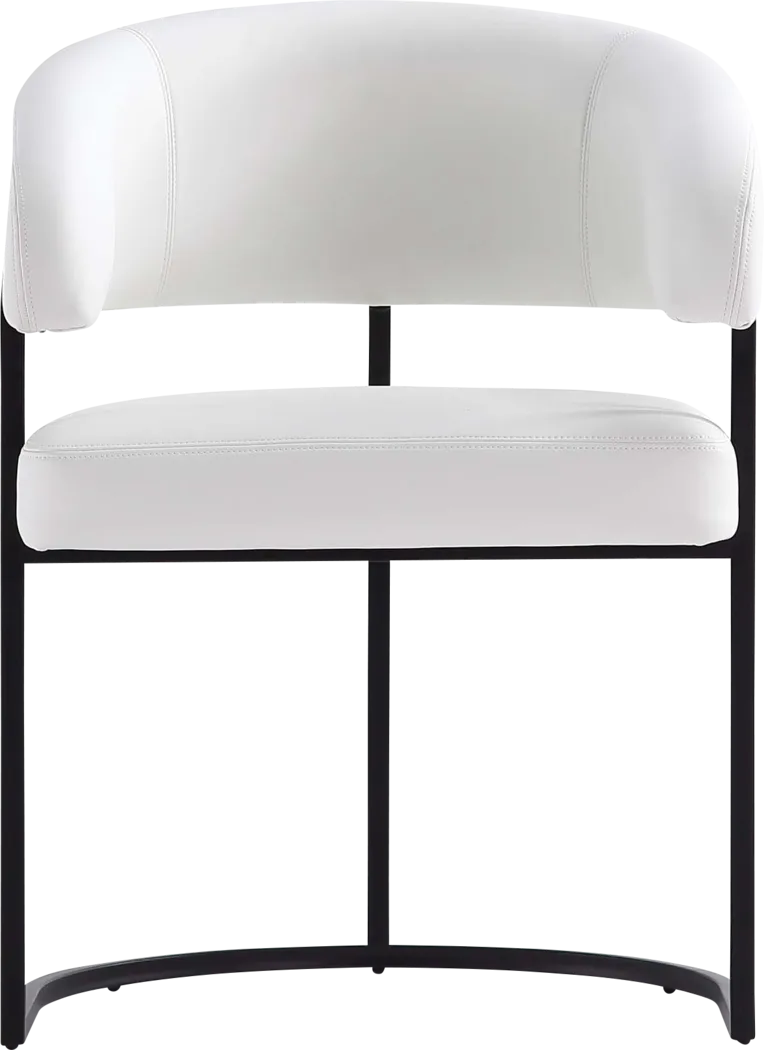 Absalom White Arm Chair - Thumbnail - Image 8