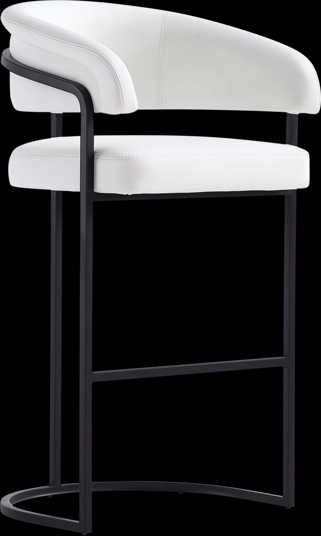 Absalom White Barstool - Thumbnail - Image 1