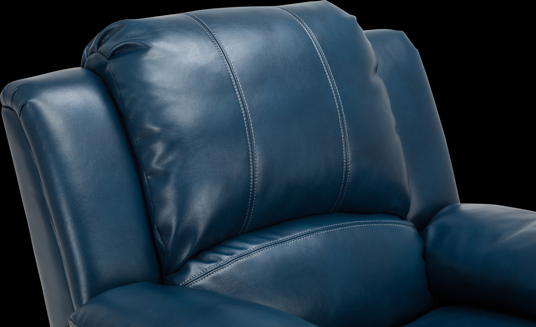 Absecon Blue Rocker Recliner - Thumbnail - Image 2