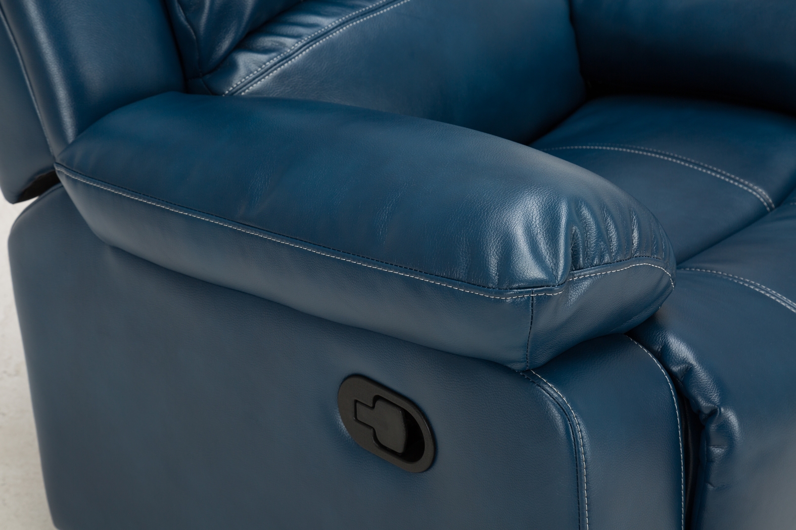 Absecon Blue Rocker Recliner - Thumbnail - Image 3