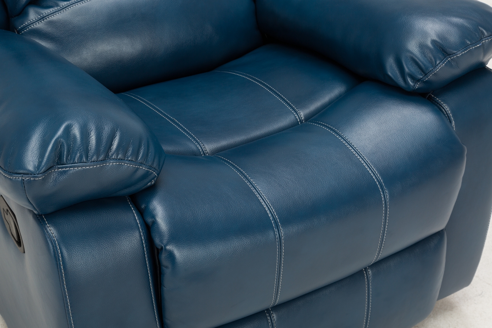 Absecon Blue Rocker Recliner - Thumbnail - Image 4