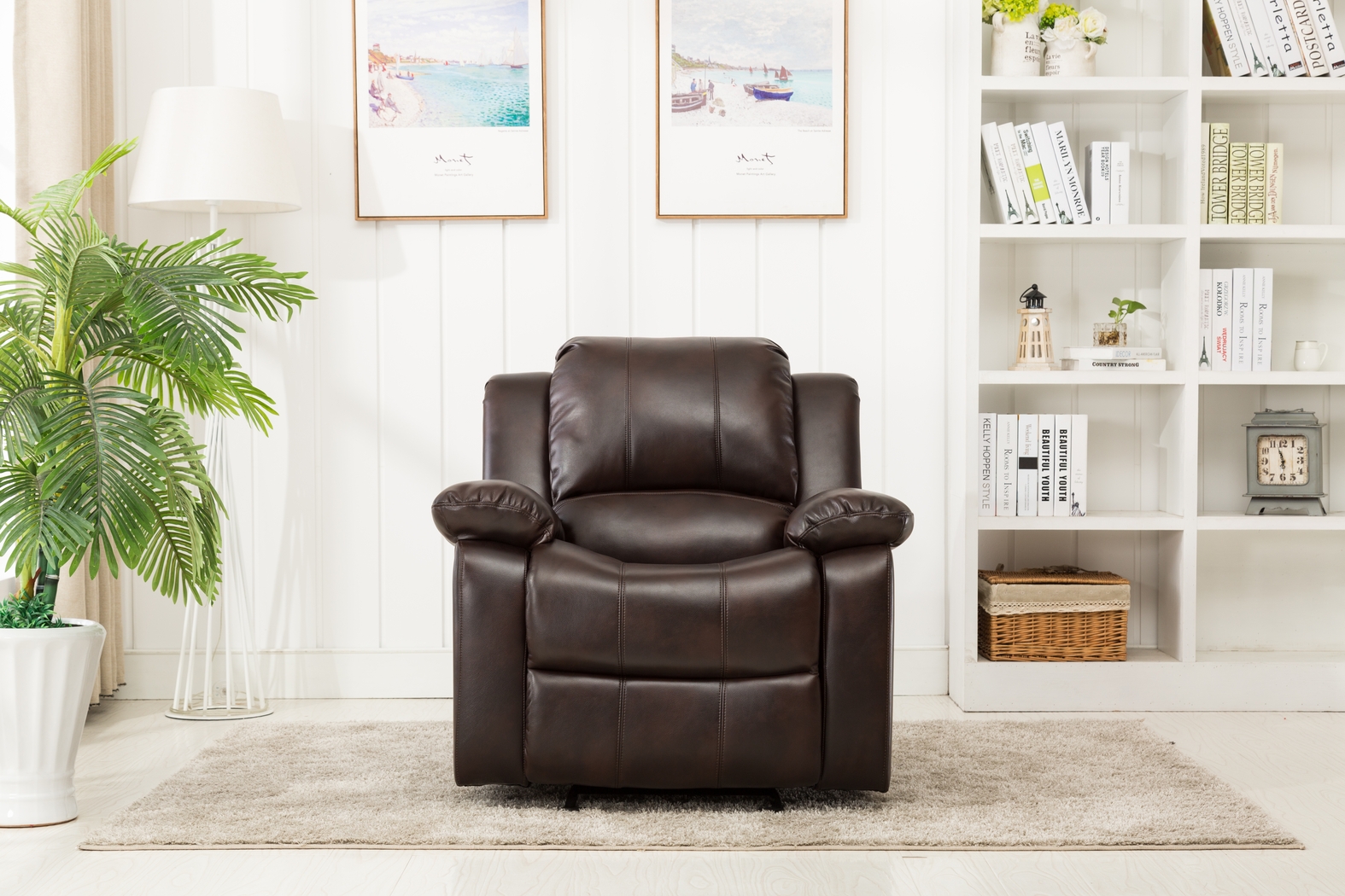 Absecon Brown Rocker Recliner - Thumbnail - Image 11