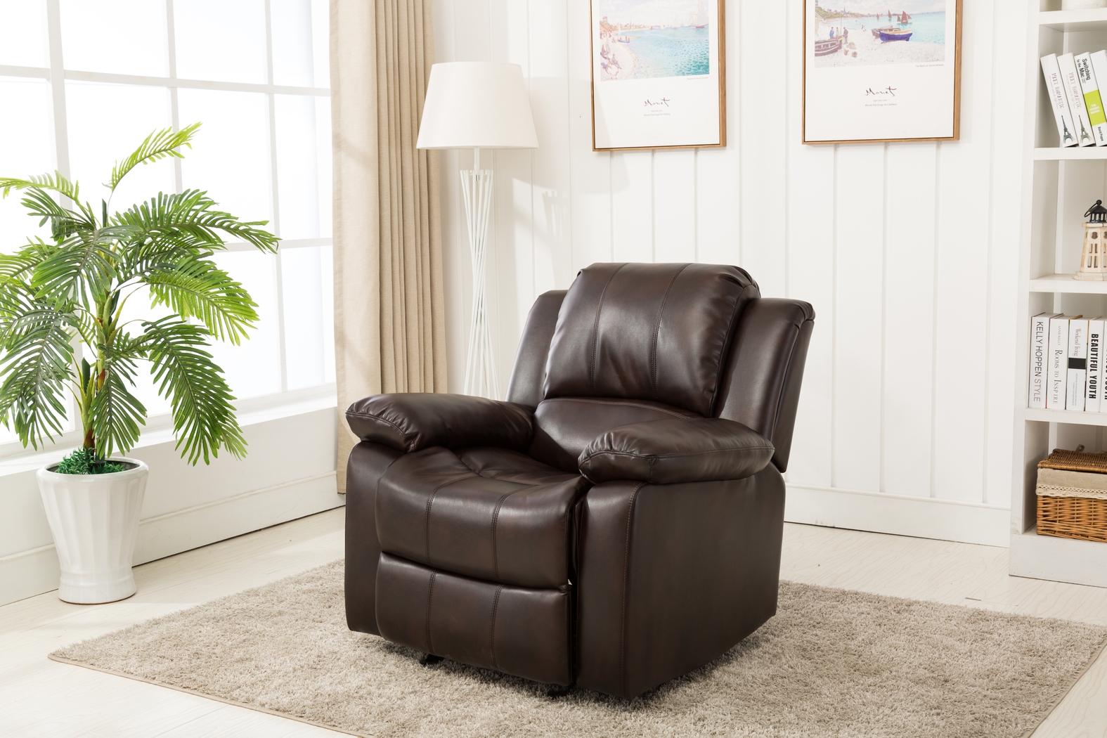 Absecon Brown Rocker Recliner - Thumbnail - Image 12