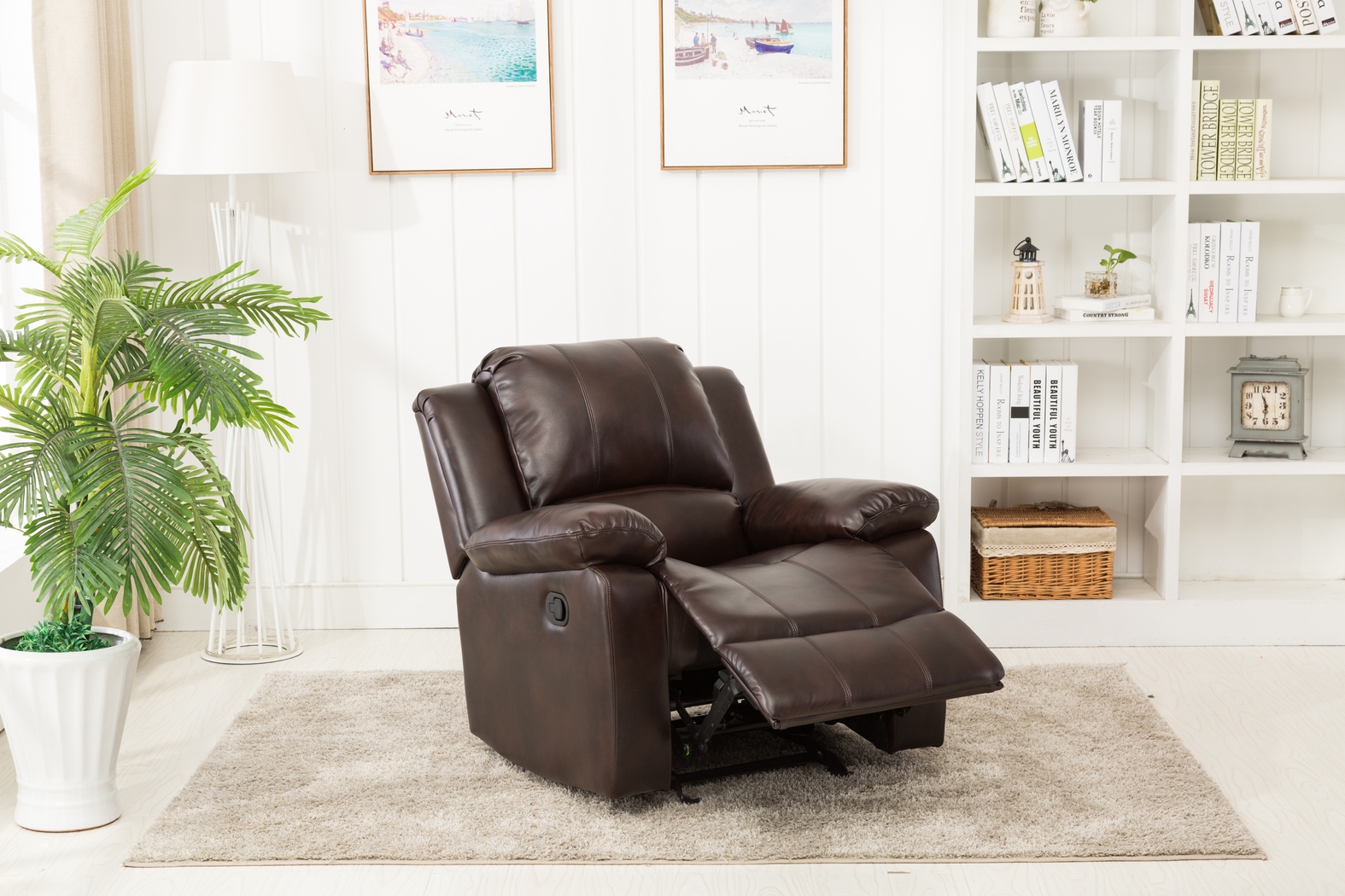 Absecon Brown Rocker Recliner - Thumbnail - Image 9