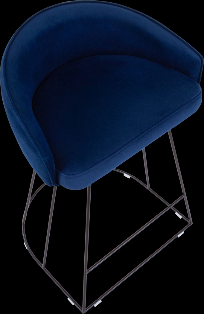 Abston Blue Counter Height Stool Set of 2 - Thumbnail - Image 7