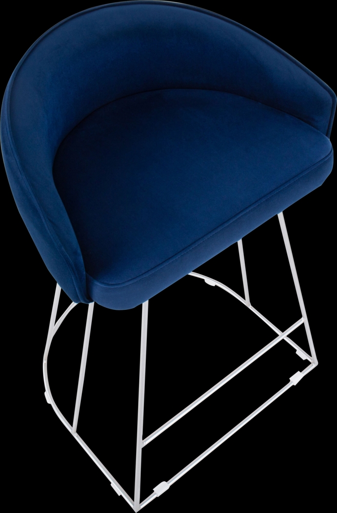 Abston Blue Counter Height Stool Set of 2 - Thumbnail - Image 3