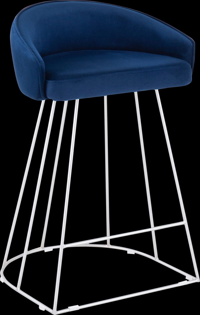 Abston Blue Counter Height Stool Set of 2 - Thumbnail - Image 7