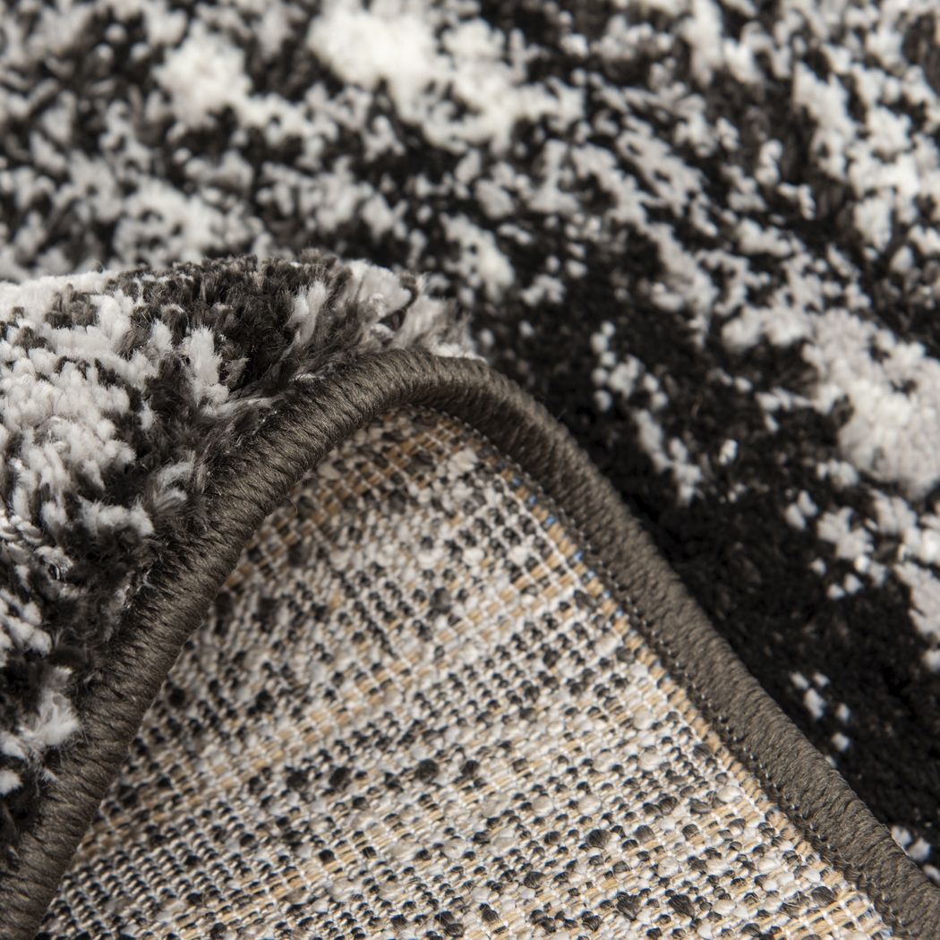 Abstract Dusk Charcoal 7'10 x 9'10 Rug - Thumbnail - Image 2