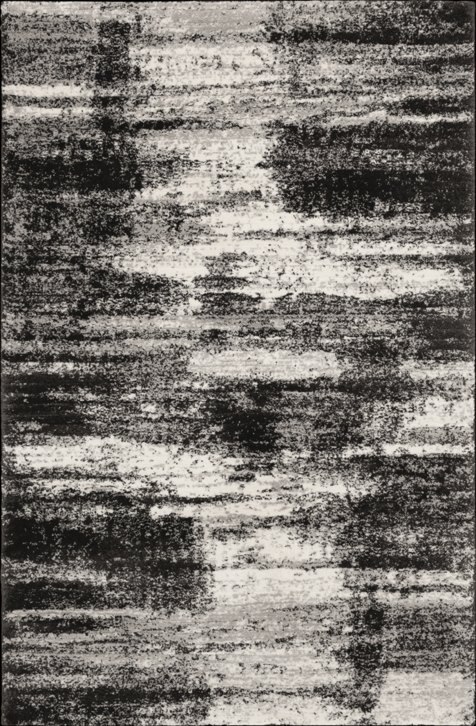 Abstract Dusk Charcoal 7'10 x 9'10 Rug - Thumbnail - Image 1