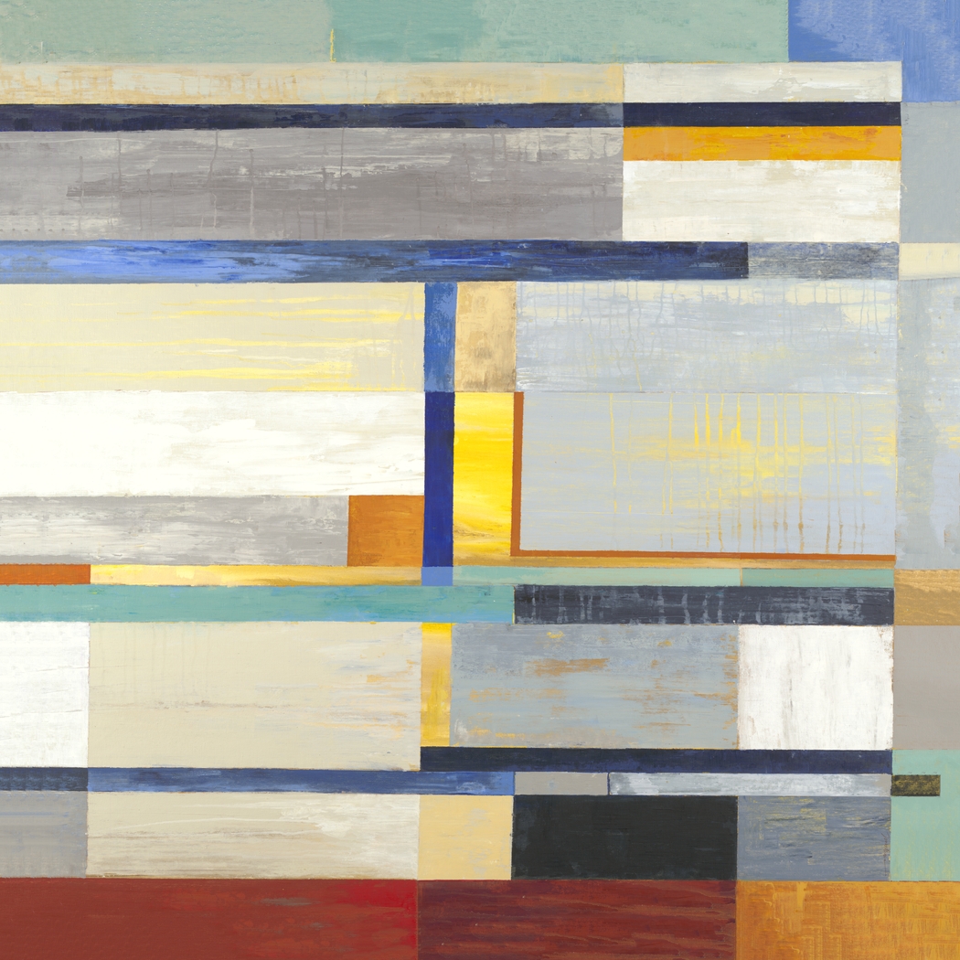 Abstract Expression 5' Square Canvas Artwork - Thumbnail - Image 1