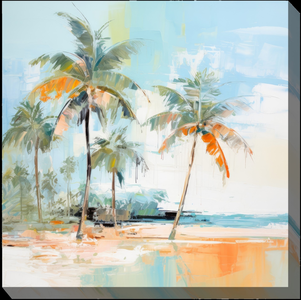 Abstract Palms Outdoor/Indoor Wall Art - Thumbnail - Image 1