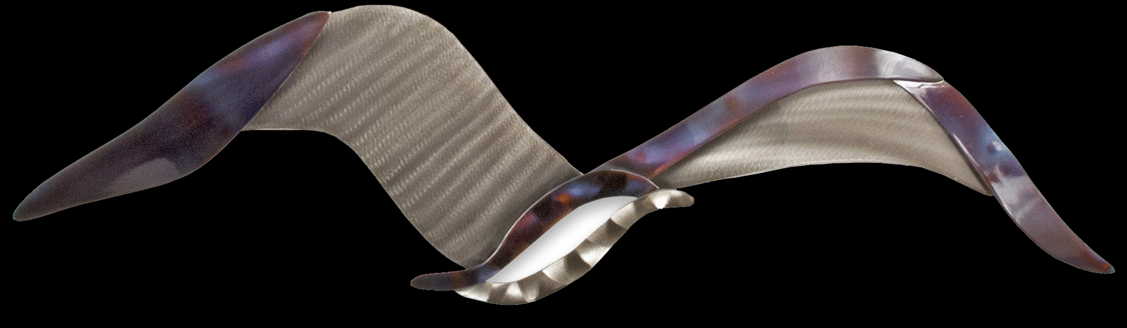 Abstract Seagull II Blue Outdoor Wall Art - Thumbnail - Image 1