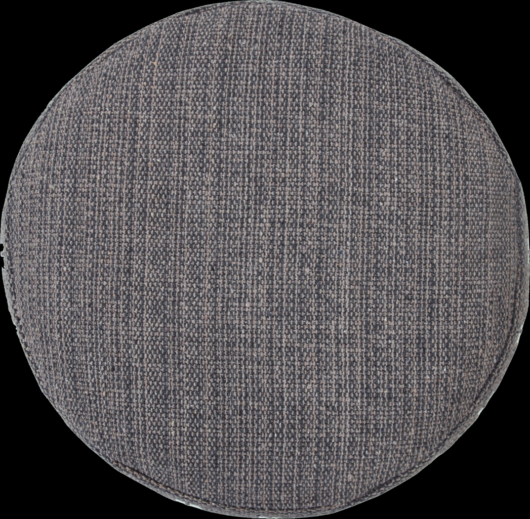 Abumaz Gray/Tan Pouf - Thumbnail - Image 9