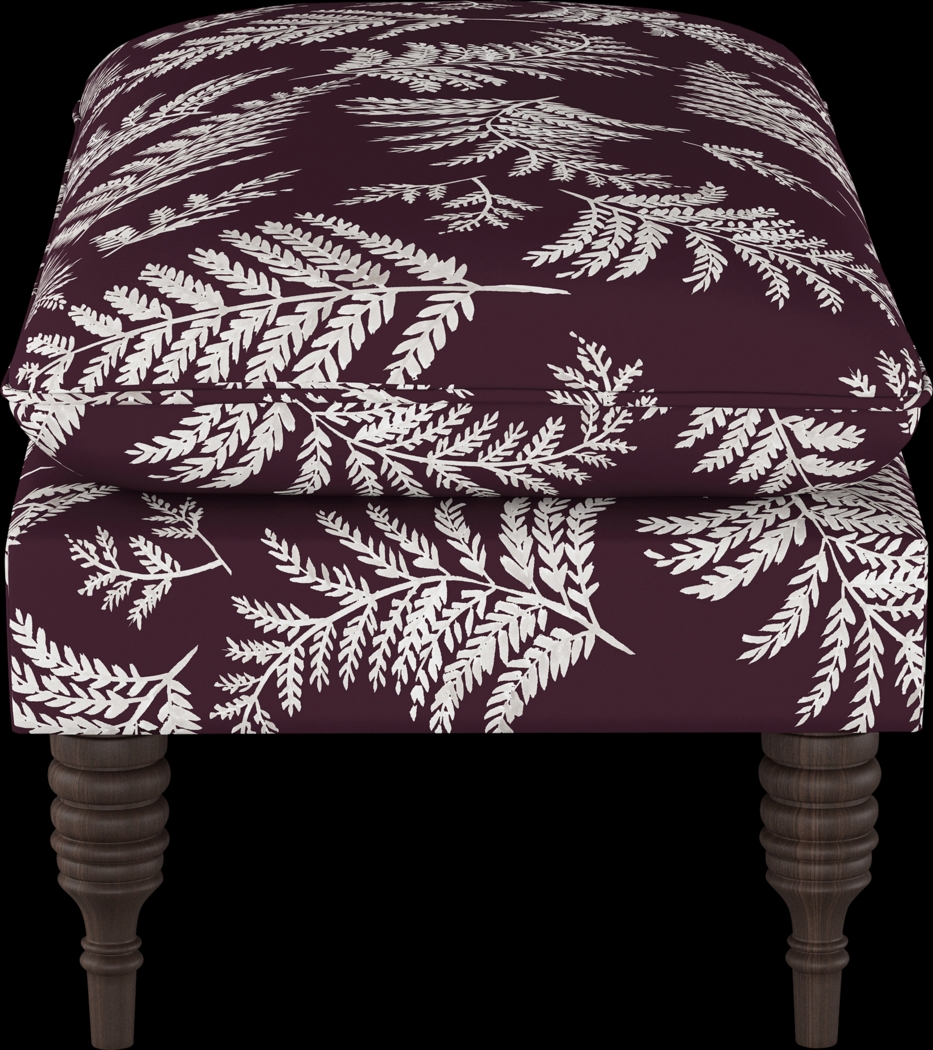 Acacio Plum Accent Bench - Thumbnail - Image 3