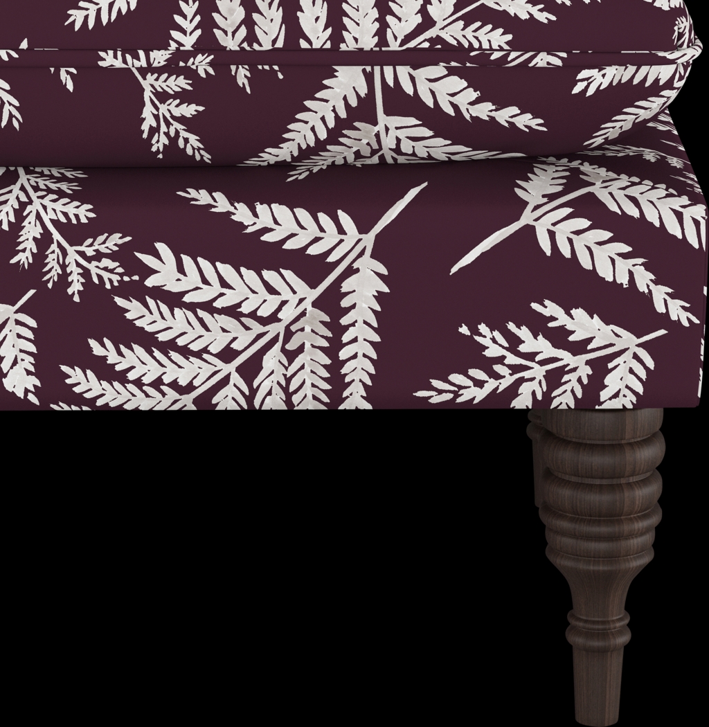 Acacio Plum Accent Bench - Thumbnail - Image 4
