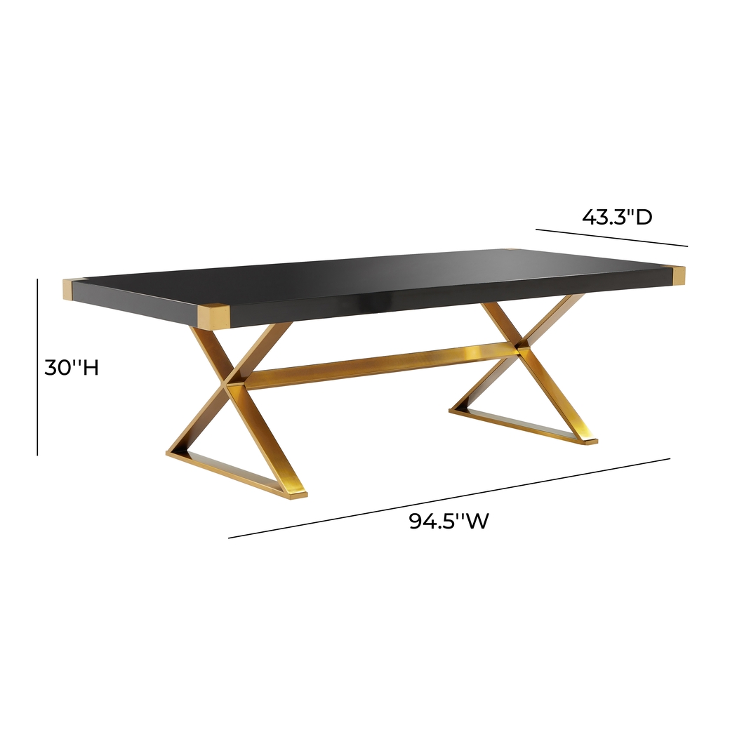Acadamie Black Dining Table - Thumbnail - Image 5