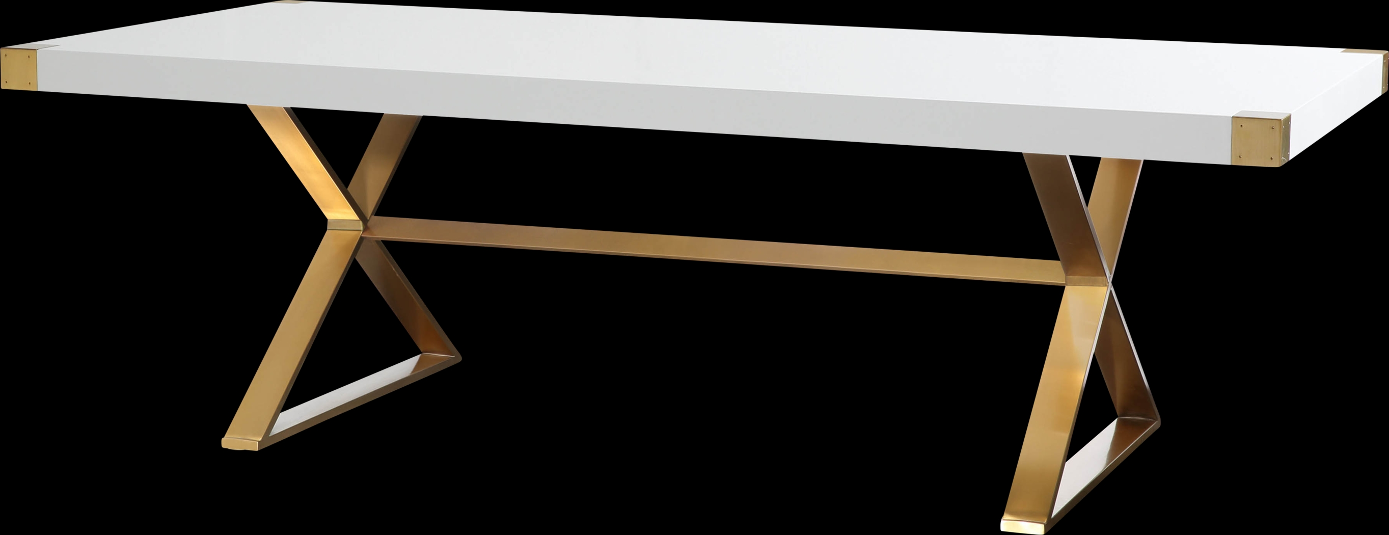 Acadamie White Dining Table - Thumbnail - Image 1