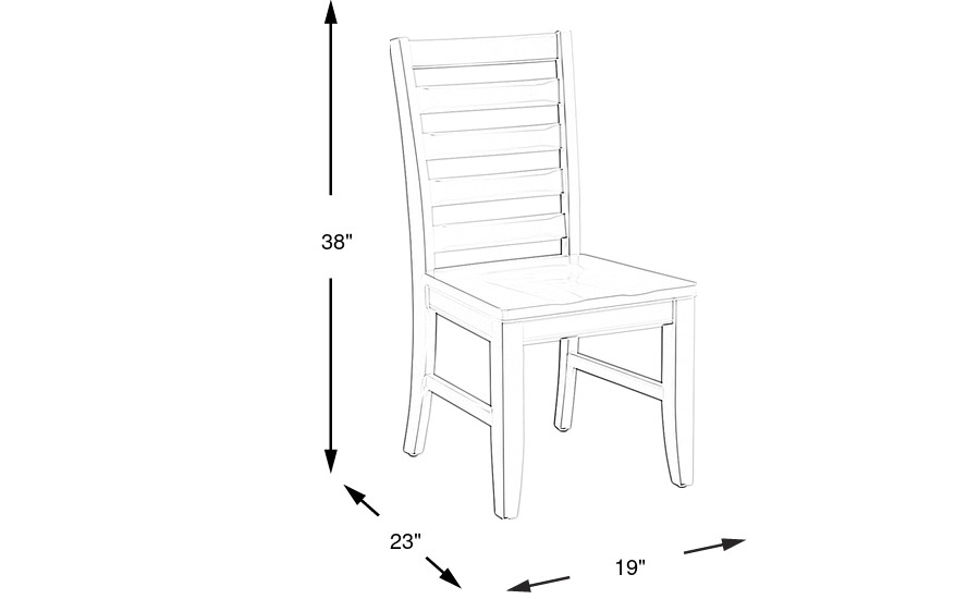 Dimension Image. Please refer to the Dimension Tab on this page for dimension details.