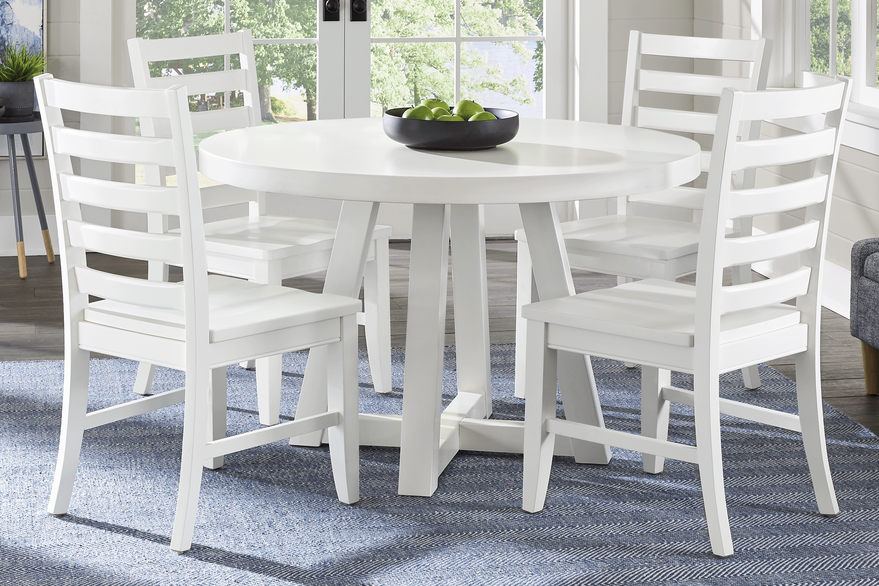 Acadia Hills White Side Chair - Thumbnail - Image 2