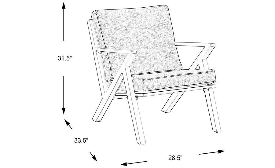 Dimension Image. Please refer to the Dimension Tab on this page for dimension details.