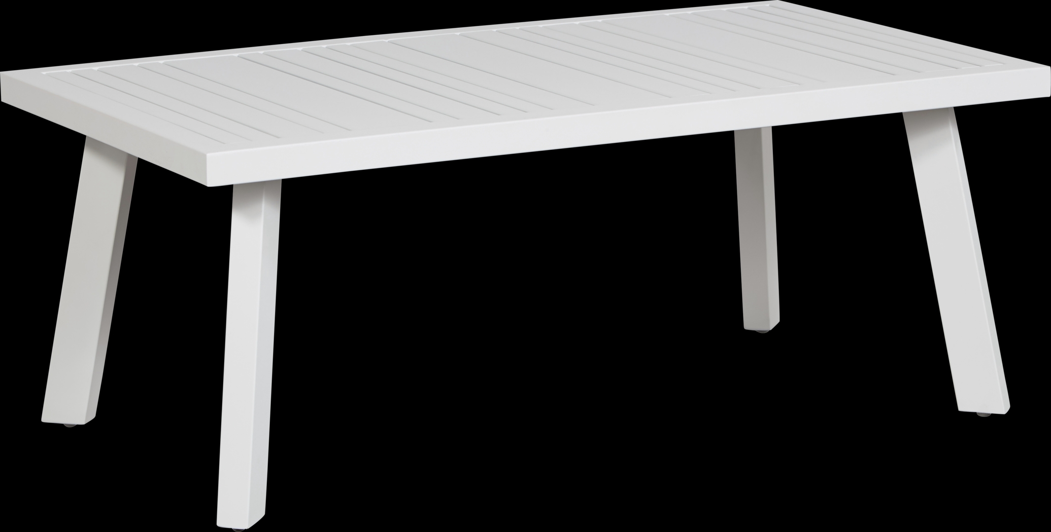 Acadia White Outdoor Cocktail Table - Thumbnail - Image 1