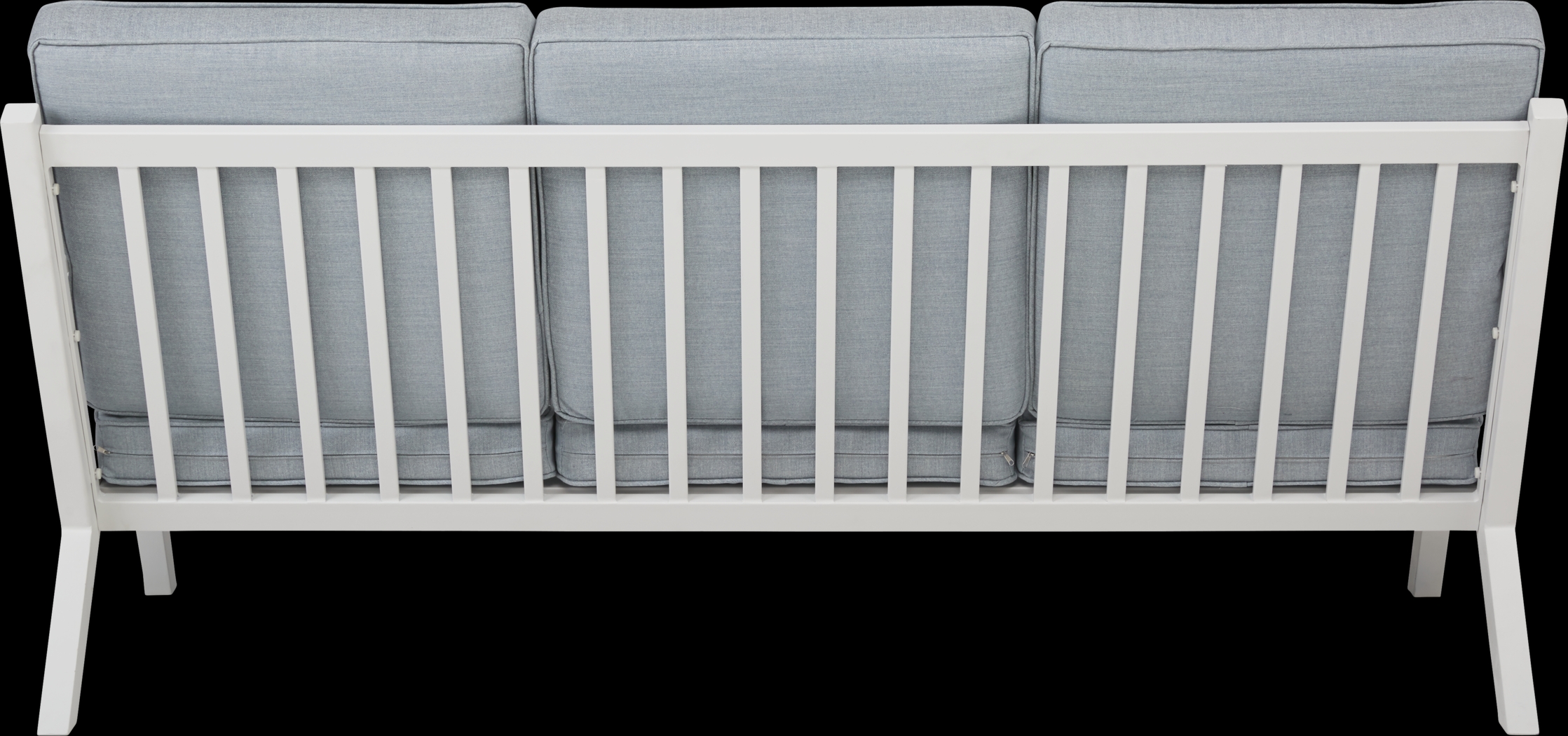 Acadia White Outdoor Sofa with Hydra Cushions - Thumbnail - Image 4