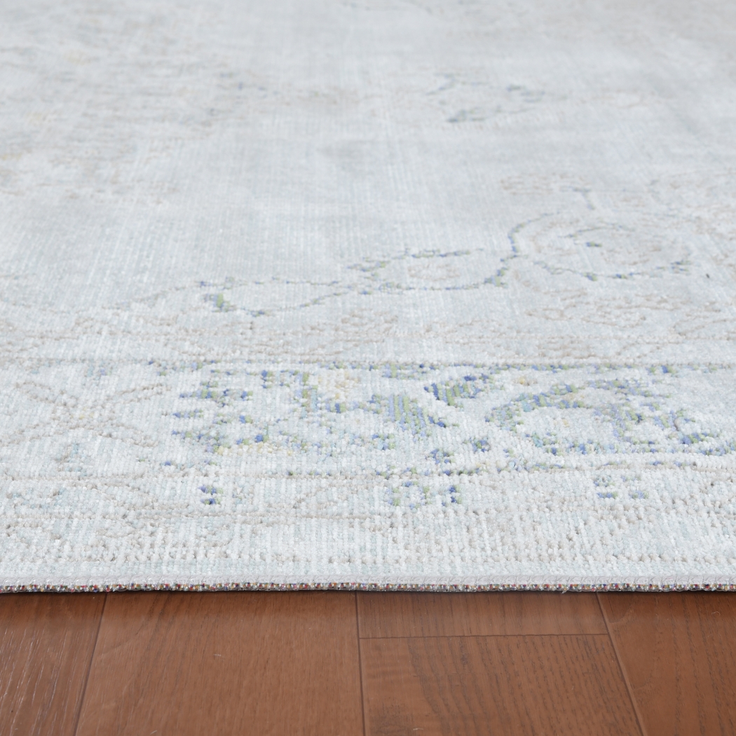 Acara Light Blue 5'3 x 7'3 Rug - Thumbnail - Image 3