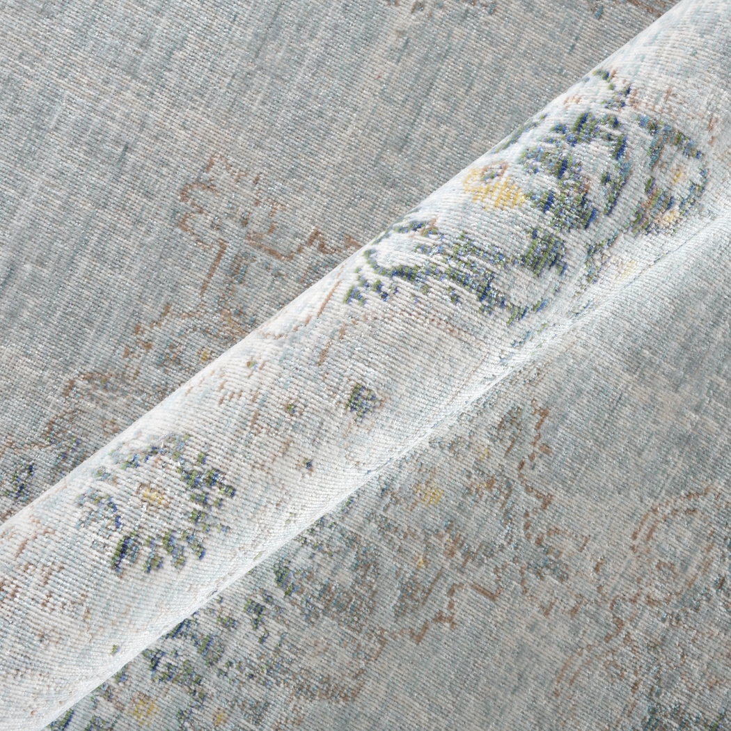 Acara Light Blue 5'3 x 7'3 Rug - Thumbnail - Image 4