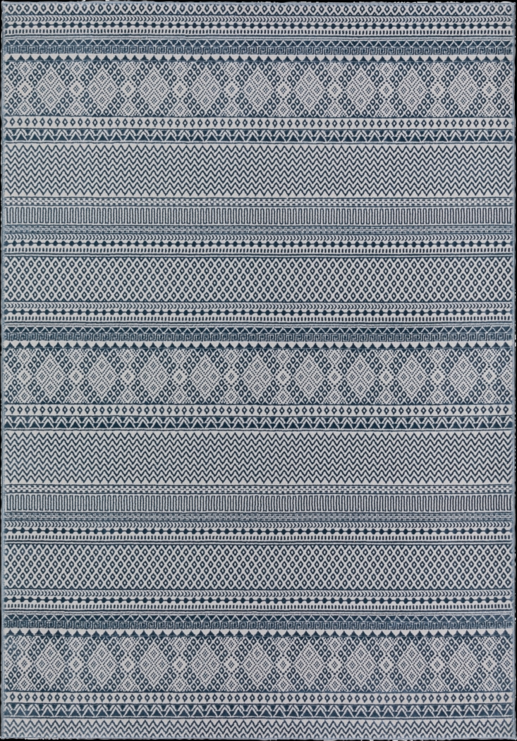 Accentare Blue 3' x 5' Rug - Thumbnail - Image 1