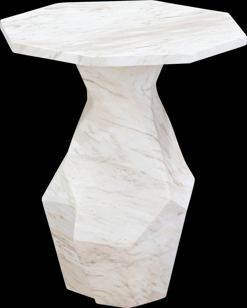 Accentgate White End Table - Thumbnail - Image 3