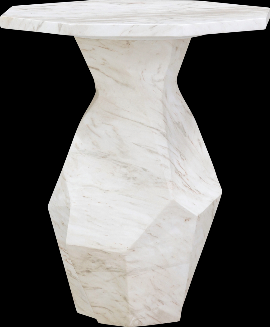 Accentgate White End Table - Thumbnail - Image 4