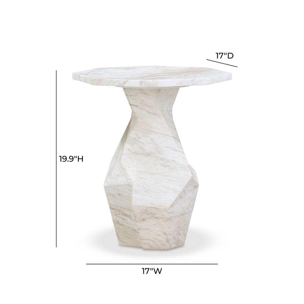 Accentgate White End Table - Thumbnail - Image 6