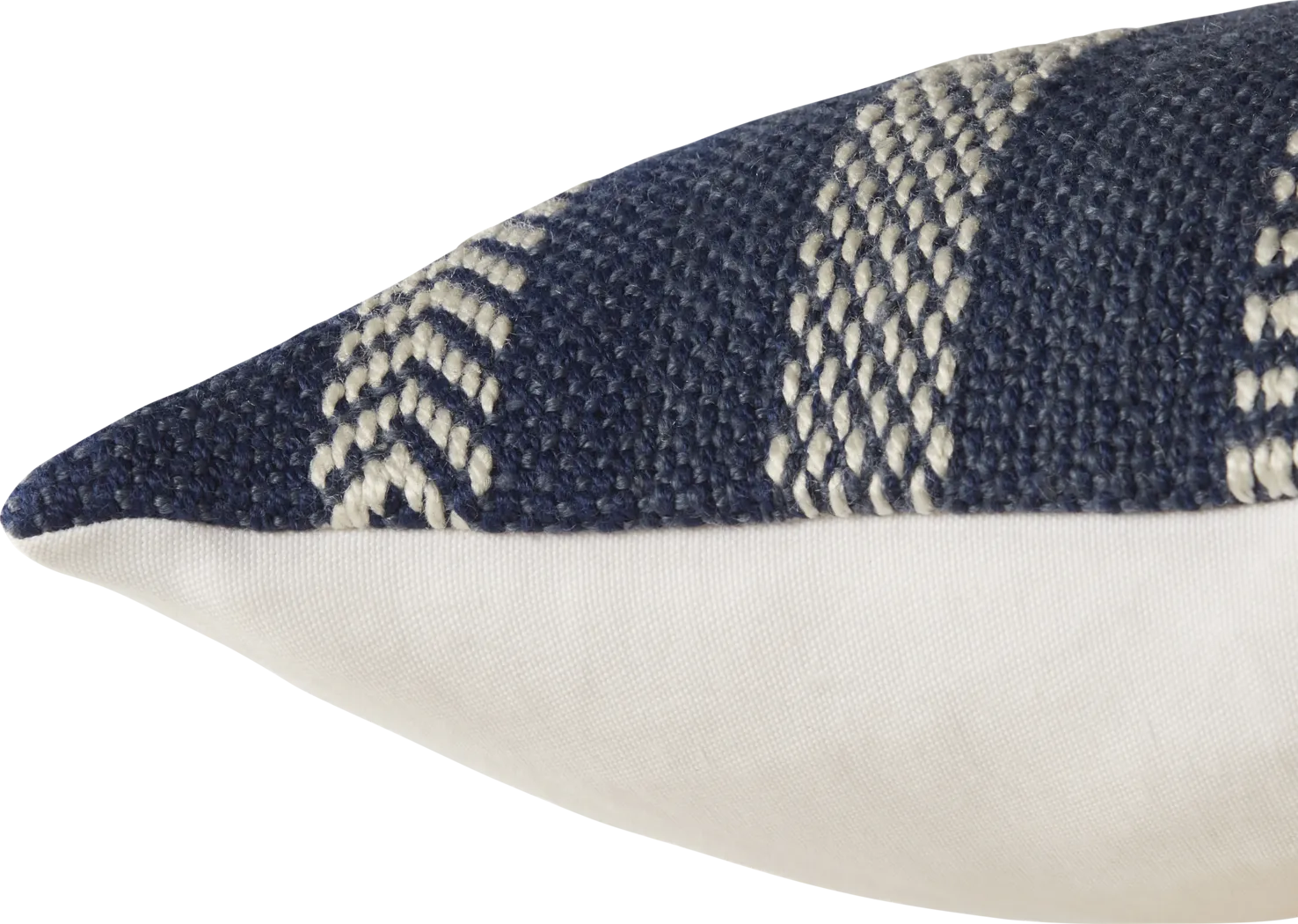 Accentwell Navy Indoor/Outdoor Lumbar Pillow - Thumbnail - Image 3