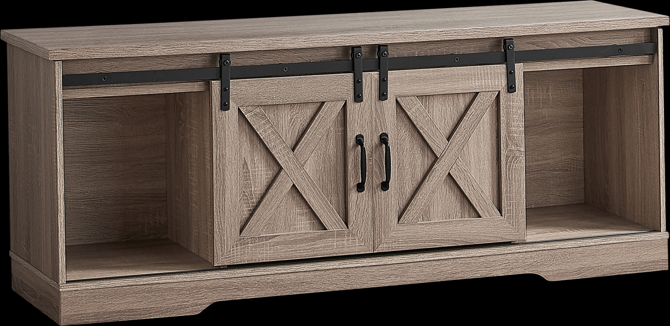 Accolyn Taupe 59 in. Console - Thumbnail - Image 1