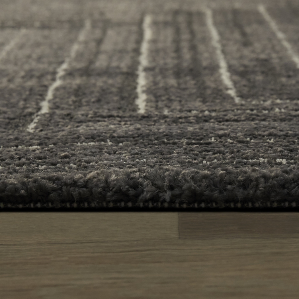 Acee Charcoal 7'10 x 10' Area Rug - Thumbnail - Image 4