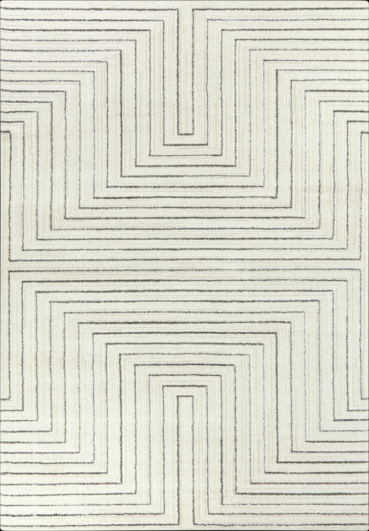 Acee Cream 7'10 x 10' Area Rug - Thumbnail - Image 1