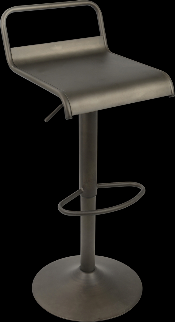 Acelin Gray Barstool - Thumbnail - Image 1