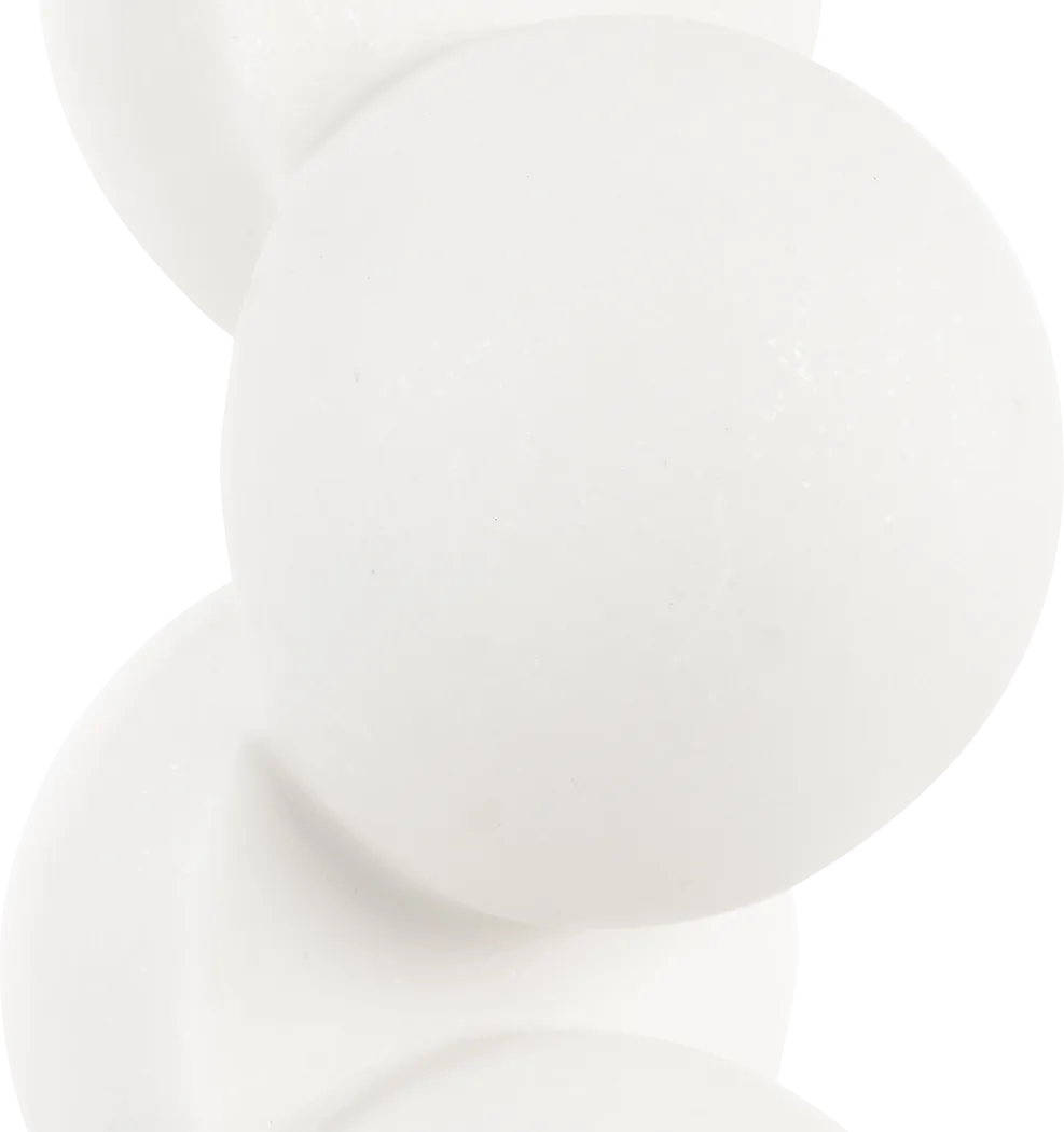 Acesea White Sculpture, Set of 2 - Thumbnail - Image 4