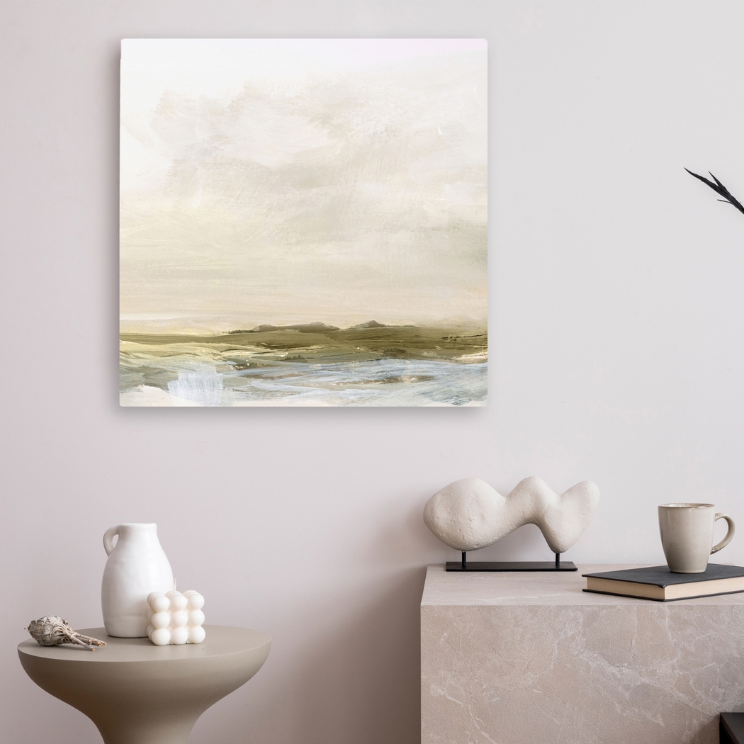 Acetink Beige Beige Canvas Wall Art - Thumbnail - Image 2