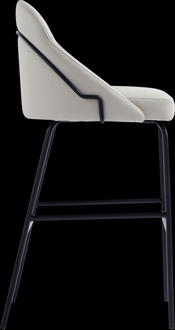 Acewalk I Gray Barstool - Thumbnail - Image 4