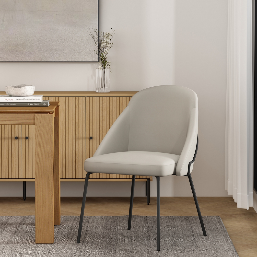 Acewalk I Gray Dining Chair - Thumbnail - Image 2