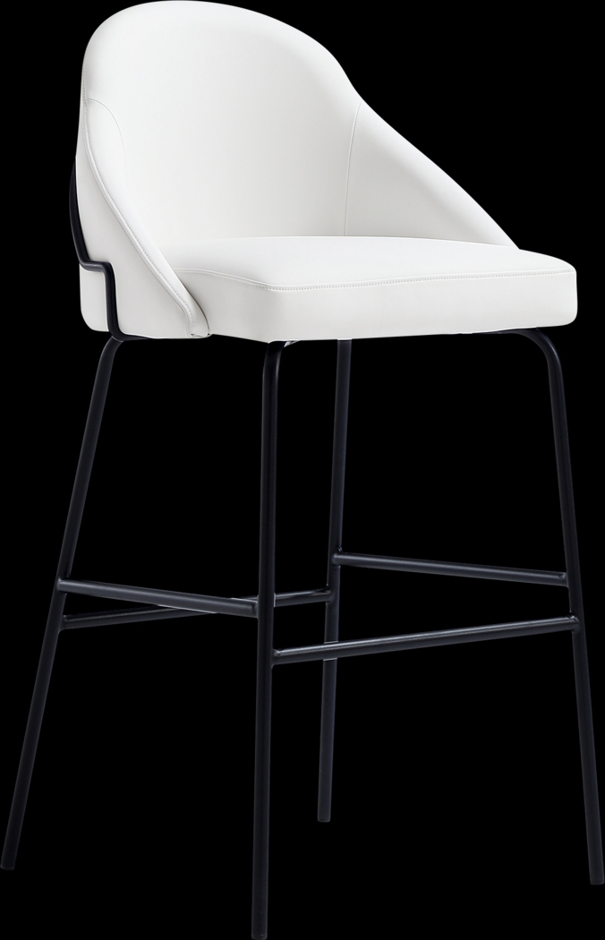 Acewalk I White Barstool - Thumbnail - Image 3