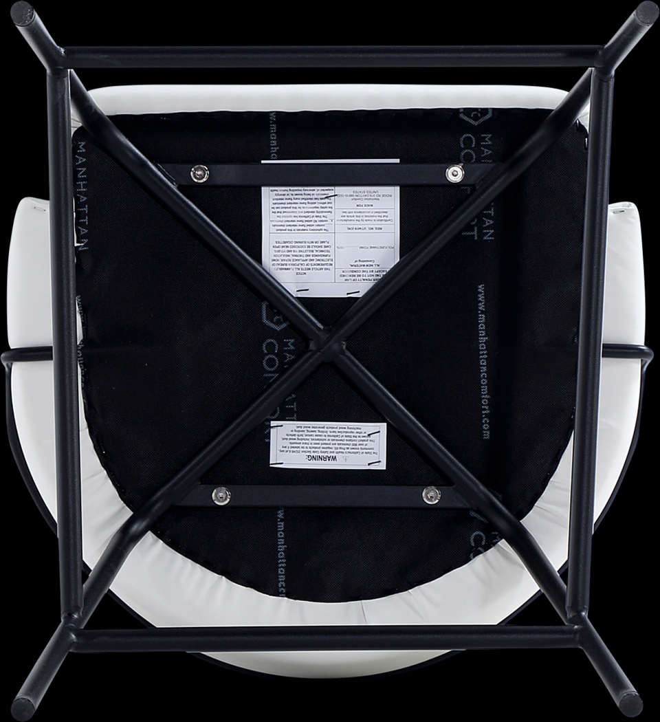 Acewalk I White Barstool - Thumbnail - Image 7