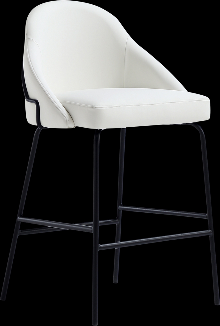 Acewalk I White Counter Height Stool - Thumbnail - Image 4