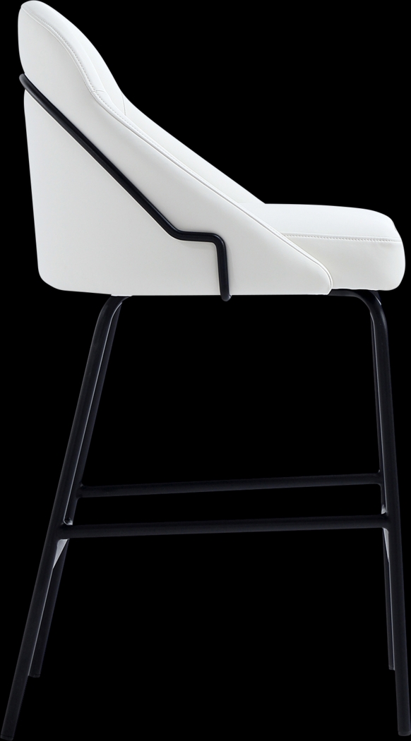 Acewalk I White Counter Height Stool - Thumbnail - Image 7