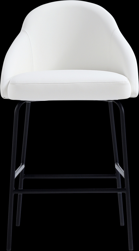 Acewalk I White Counter Height Stool - Thumbnail - Image 1