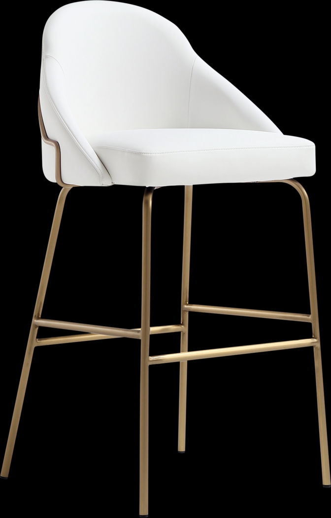 Acewalk II White Barstool - Thumbnail - Image 4